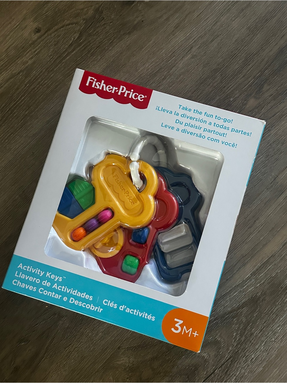 Vintage Fisher-Price Activity Keys - Yellow, Red, Blue